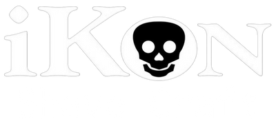 iKon Razors Shave Craft Logo - Inverted Colors